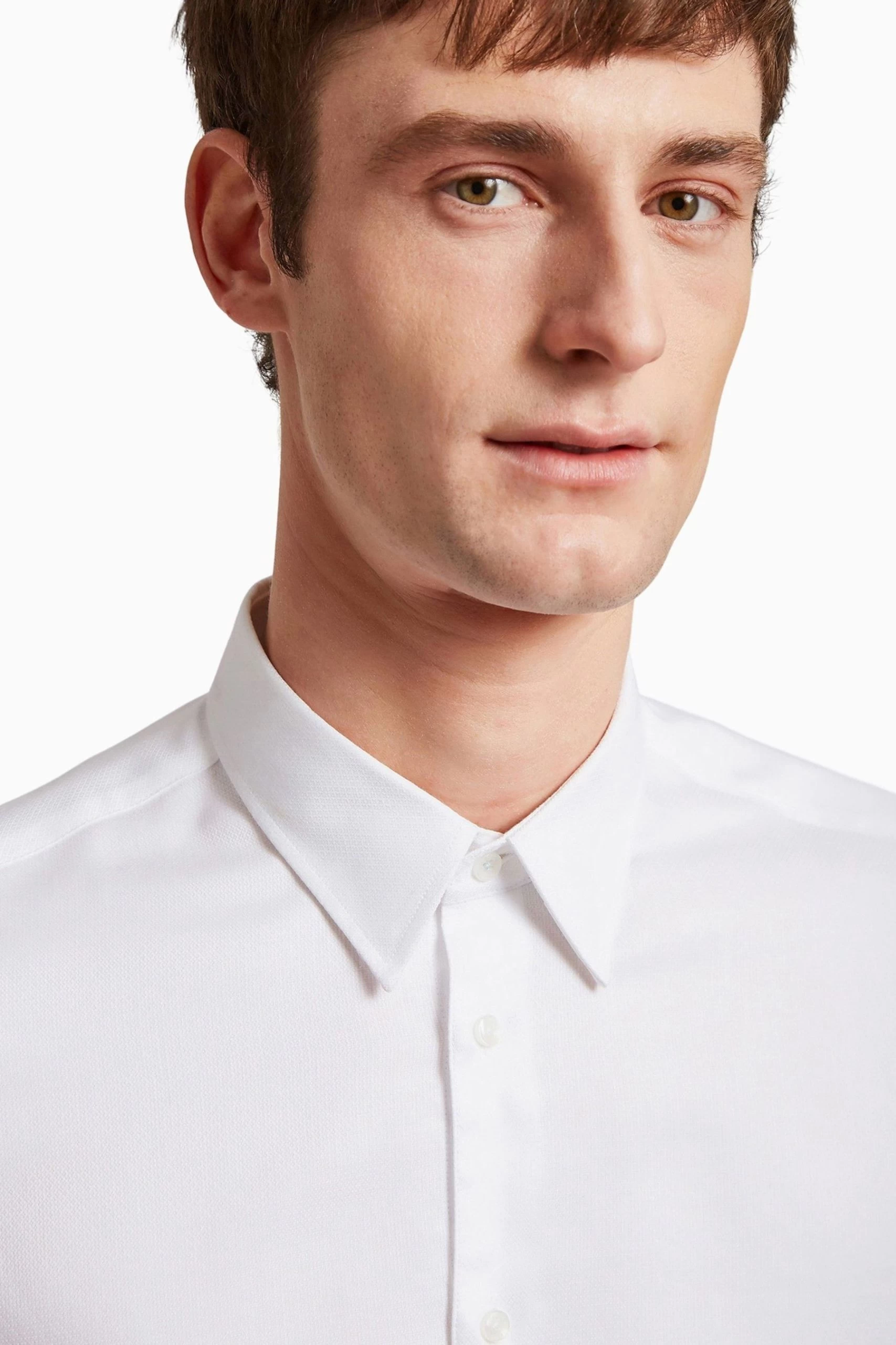 Ted Baker Tailoring Jorvic White Texture Shirt 5 Ted Baker Tailoring Jorvic White Texture Shirt - Image 3