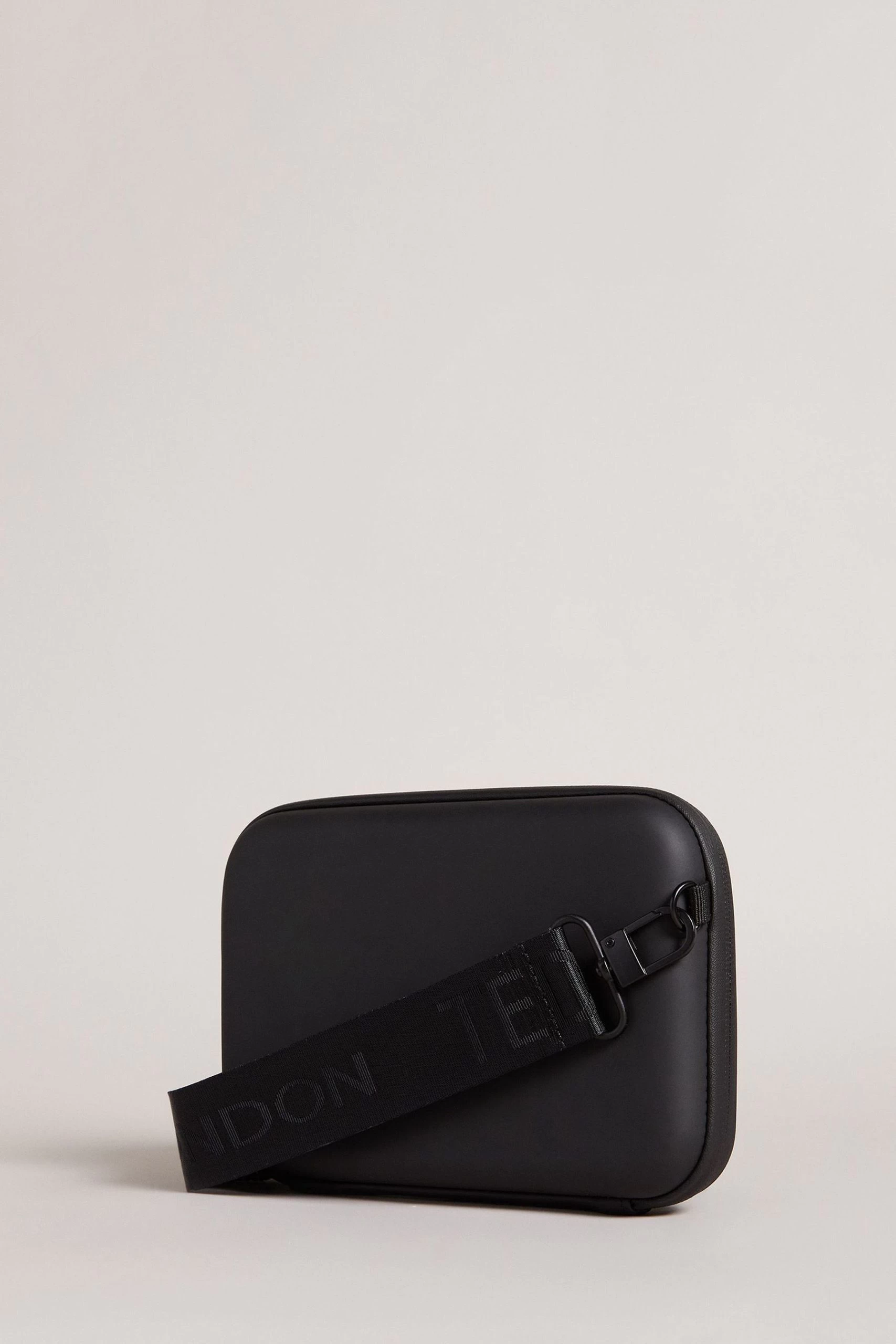 Ted Baker Mens Black Bickin Rubberised Hard Case Bag 4 Ted Baker Mens Black Bickin Rubberised Hard Case Bag - Image 2