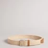 Ted Baker Mens Natural Diumm Woven Belt -Ted Baker Shop T86320s