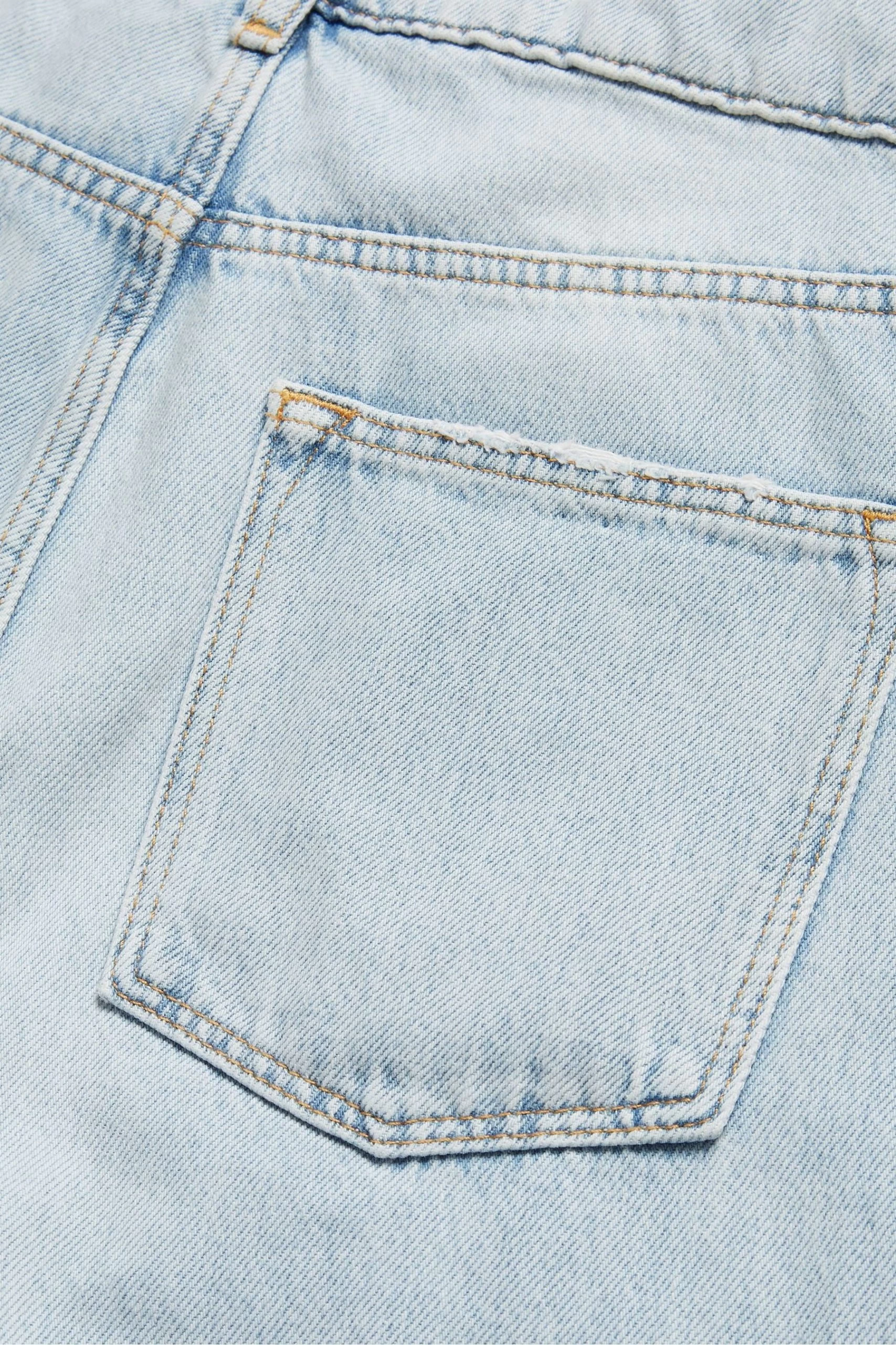 Ted Baker Blue Nellin Light Wash Rigid Straight Denim Jeans 7 Ted Baker Blue Nellin Light Wash Rigid Straight Denim Jeans - Image 5