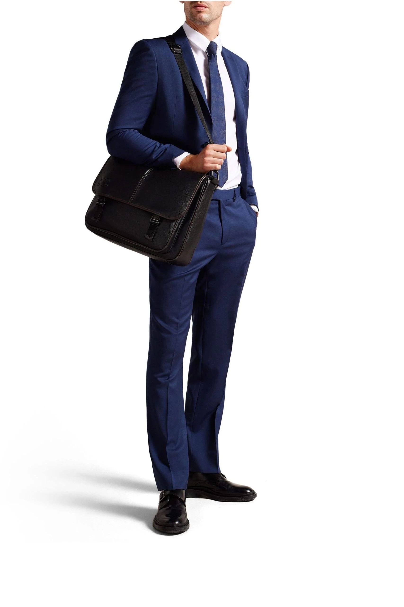 Ted Baker Josper Black Recycled Pu Messenger Bag 5 Ted Baker Josper Black Recycled Pu Messenger Bag - Image 3