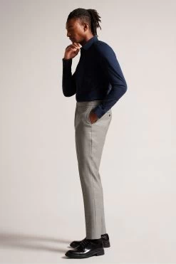 Ted Baker Grey Luccat Slim Fit Elasticated Trousers 9 Ted Baker Grey Luccat Slim Fit Elasticated Trousers -Ted Baker Shop U12184s3