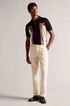 Ted Baker Blue Larbrot Short Sleeved Zip Neck Polo Shirt 9 Ted Baker Blue Larbrot Short Sleeved Zip Neck Polo Shirt -Ted Baker Shop U12248s3