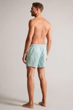 Ted Baker Green Popov Geometric Swimshorts -Ted Baker Shop U12258s2