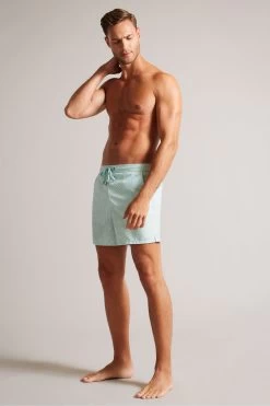 Ted Baker Green Popov Geometric Swimshorts -Ted Baker Shop U12258s3
