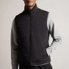 Ted Baker Oveta Black Quilted Nylon Gilet 1 Ted Baker Oveta Black Quilted Nylon Gilet -Ted Baker Shop U12260s