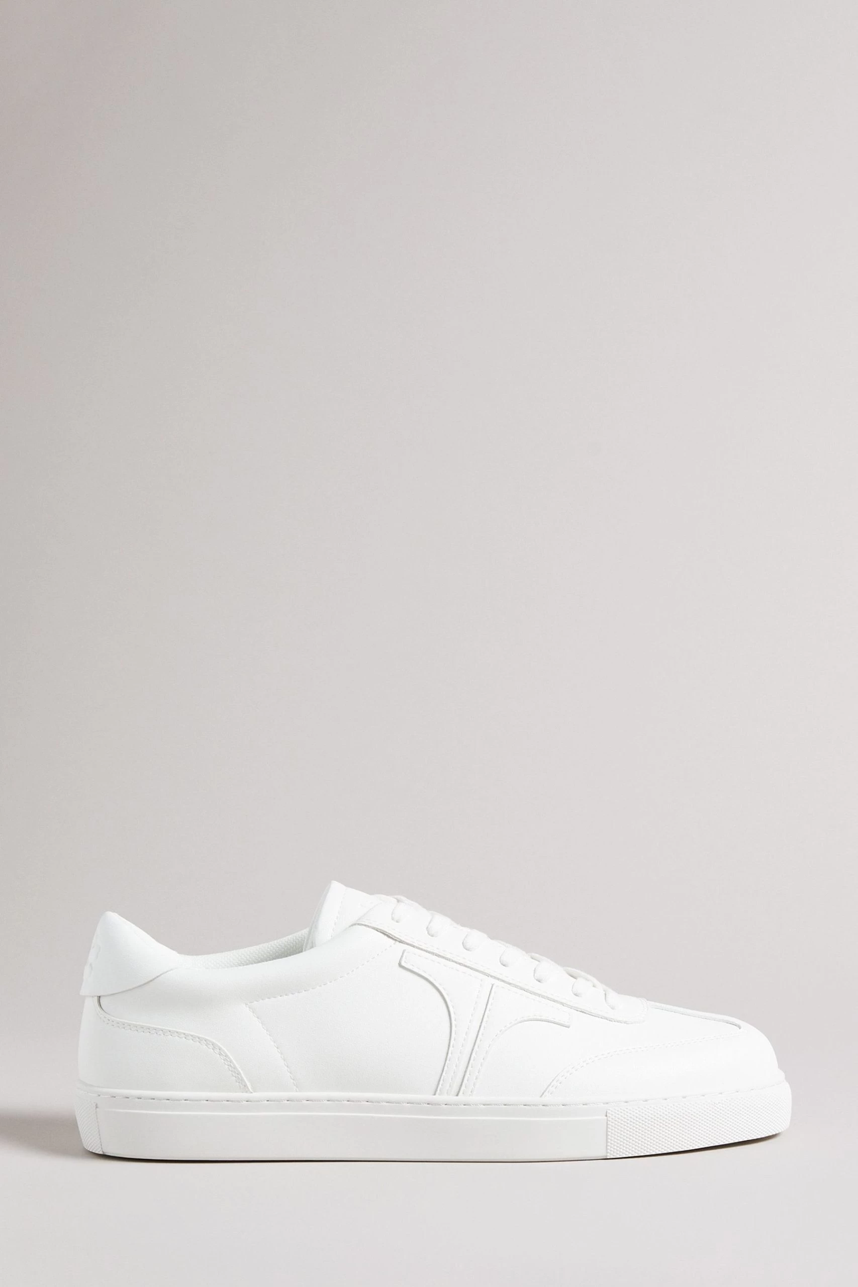 Ted Baker Robertt White Retro Leather Sneakers 3 Ted Baker Robertt White Retro Leather Sneakers