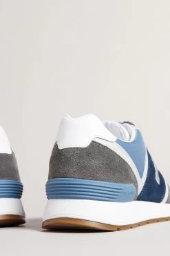 Ted Baker Gregory Charcoal Grey Retro T Runner Trainers 10 Ted Baker Gregory Charcoal Grey Retro T Runner Trainers -Ted Baker Shop U27168s4