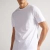 Ted Baker Hawking White Short Sleeve Plain T-Shirt 2 Ted Baker Hawking White Short Sleeve Plain T-Shirt -Ted Baker Shop U29235s