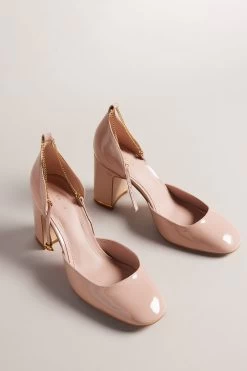 Ted Baker Pink Keliy Strappy Chain Patent Closed Toe Heels 8 Ted Baker Pink Keliy Strappy Chain Patent Closed Toe Heels -Ted Baker Shop U29685s2