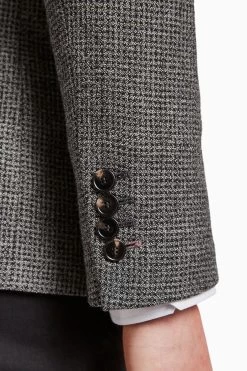 Ted Baker Tailoring Grey Bouclé Structure Suit: Jacket 10 Ted Baker Tailoring Grey Bouclé Structure Suit: Jacket -Ted Baker Shop U39319s4