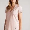 Ted Baker Pink Lovage Easy Fit V-Neck T-Shirt 2 Ted Baker Pink Lovage Easy Fit V-Neck T-Shirt -Ted Baker Shop U39599s