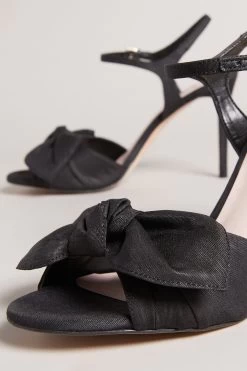 Ted Baker Heevia Black Moire Satin Bow 90Mm Heeled Sandals 9 Ted Baker Heevia Black Moire Satin Bow 90Mm Heeled Sandals -Ted Baker Shop U41496s4
