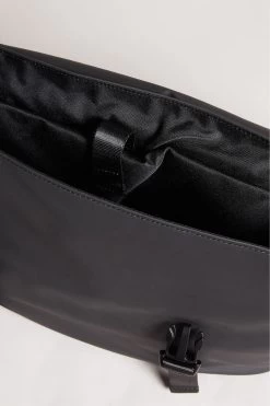 Ted Baker Strole Black Rubberised Satchel Bag 9 Ted Baker Strole Black Rubberised Satchel Bag -Ted Baker Shop U41522s4