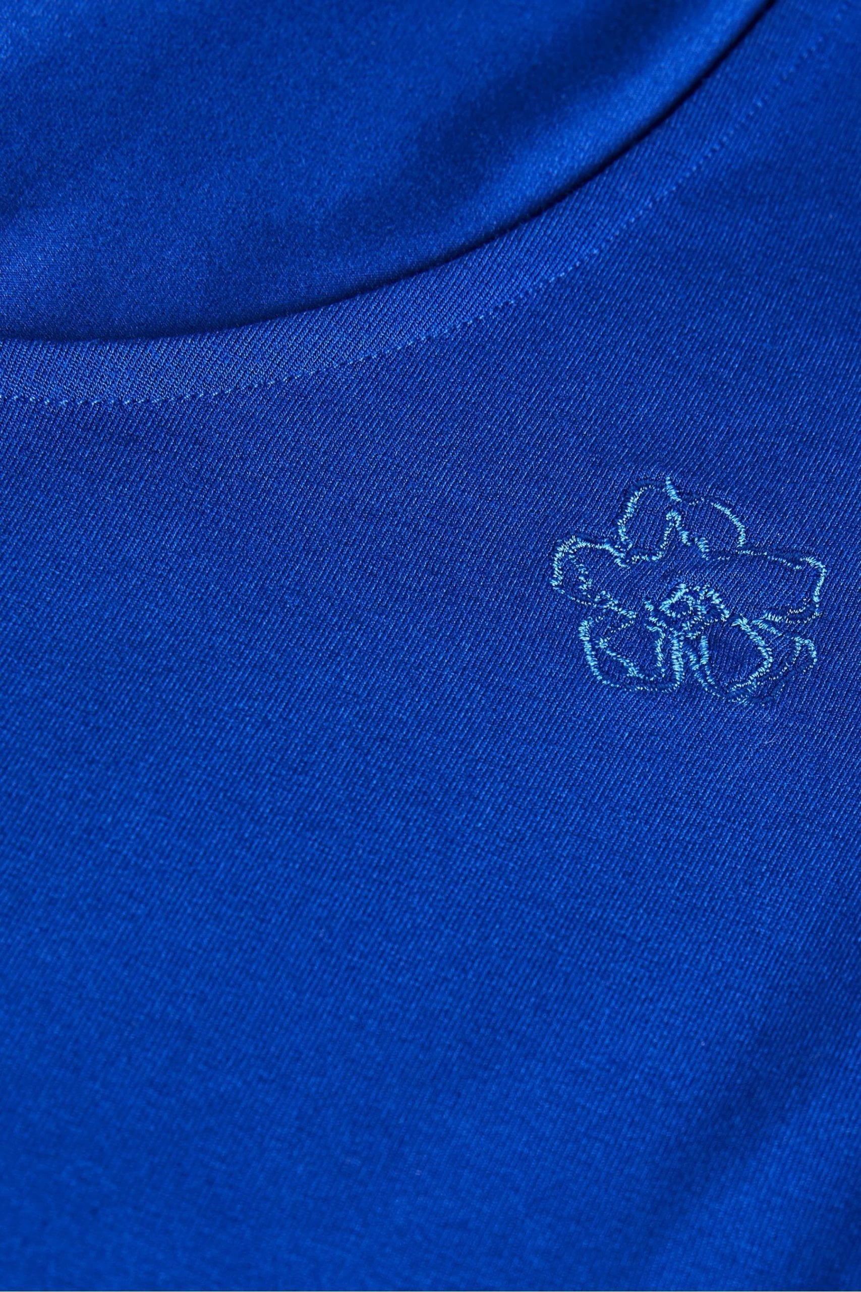 Ted Baker Carsha Blue Fitted Scoop Neck Top 7 Ted Baker Carsha Blue Fitted Scoop Neck Top - Image 5