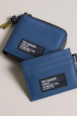 Ted Baker Blue Bentch Rubberised Wallet And Cardholder Giftset 8 Ted Baker Blue Bentch Rubberised Wallet And Cardholder Giftset -Ted Baker Shop U66685s3