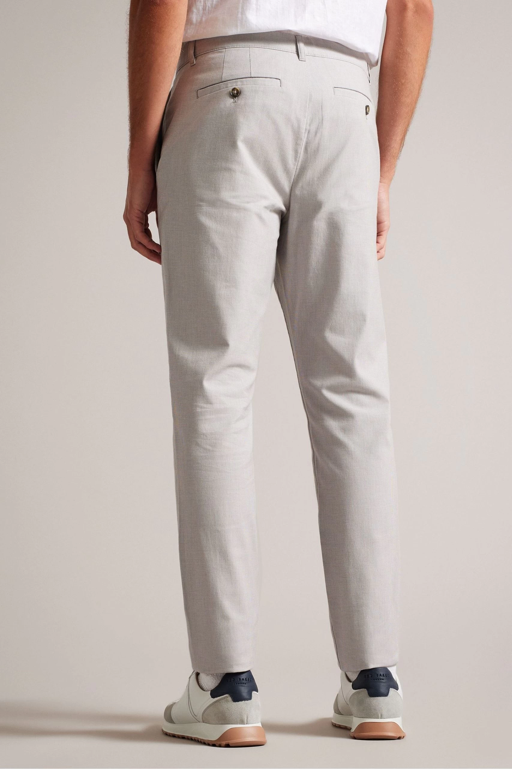 Ted Baker Grey Portmay Irvine Slim Fit Trousers 4 Ted Baker Grey Portmay Irvine Slim Fit Trousers - Image 2