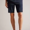 Ted Baker Blue Leder Linen Blend Half Elasticated Shorts 1 Ted Baker Blue Leder Linen Blend Half Elasticated Shorts -Ted Baker Shop U77290s