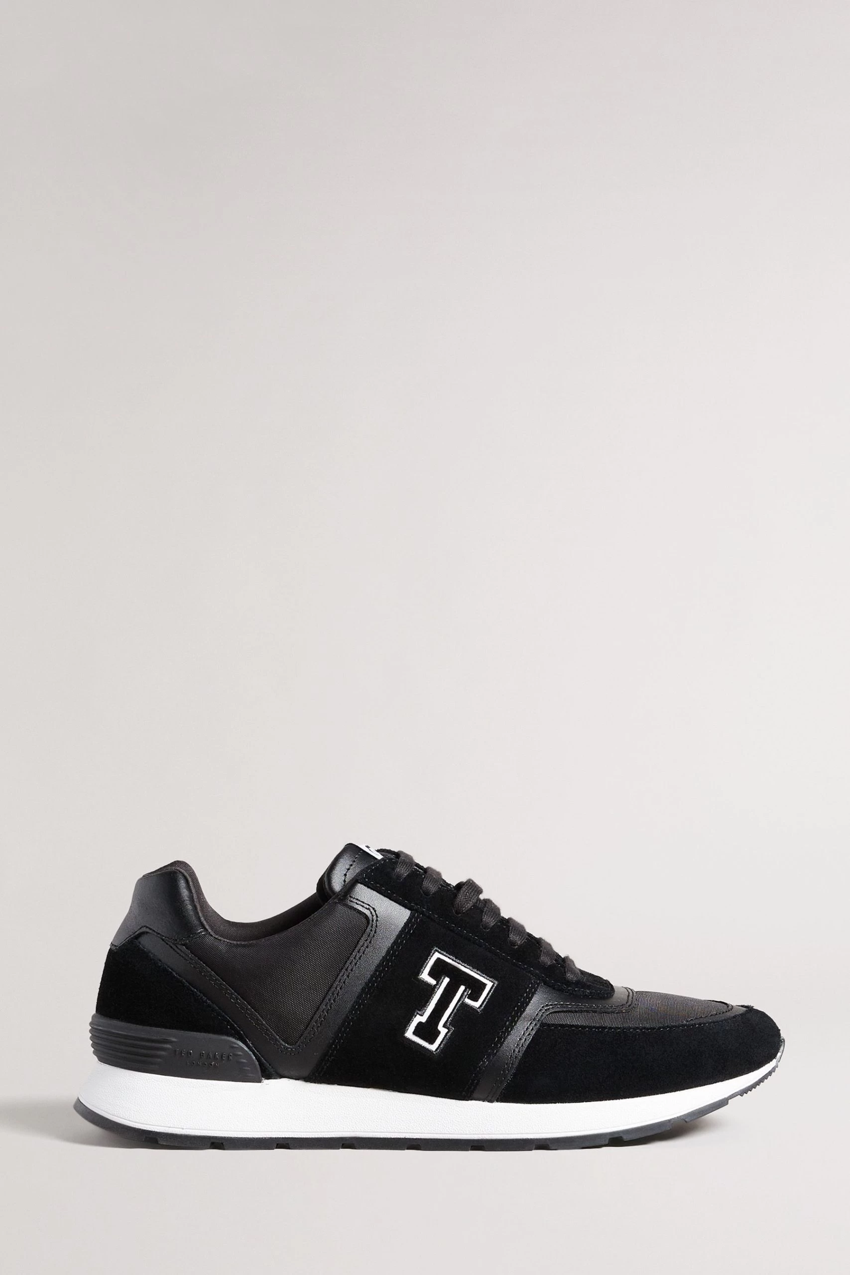 Ted Baker Gregory Black Retro T Runners 3 Ted Baker Gregory Black Retro T Runners