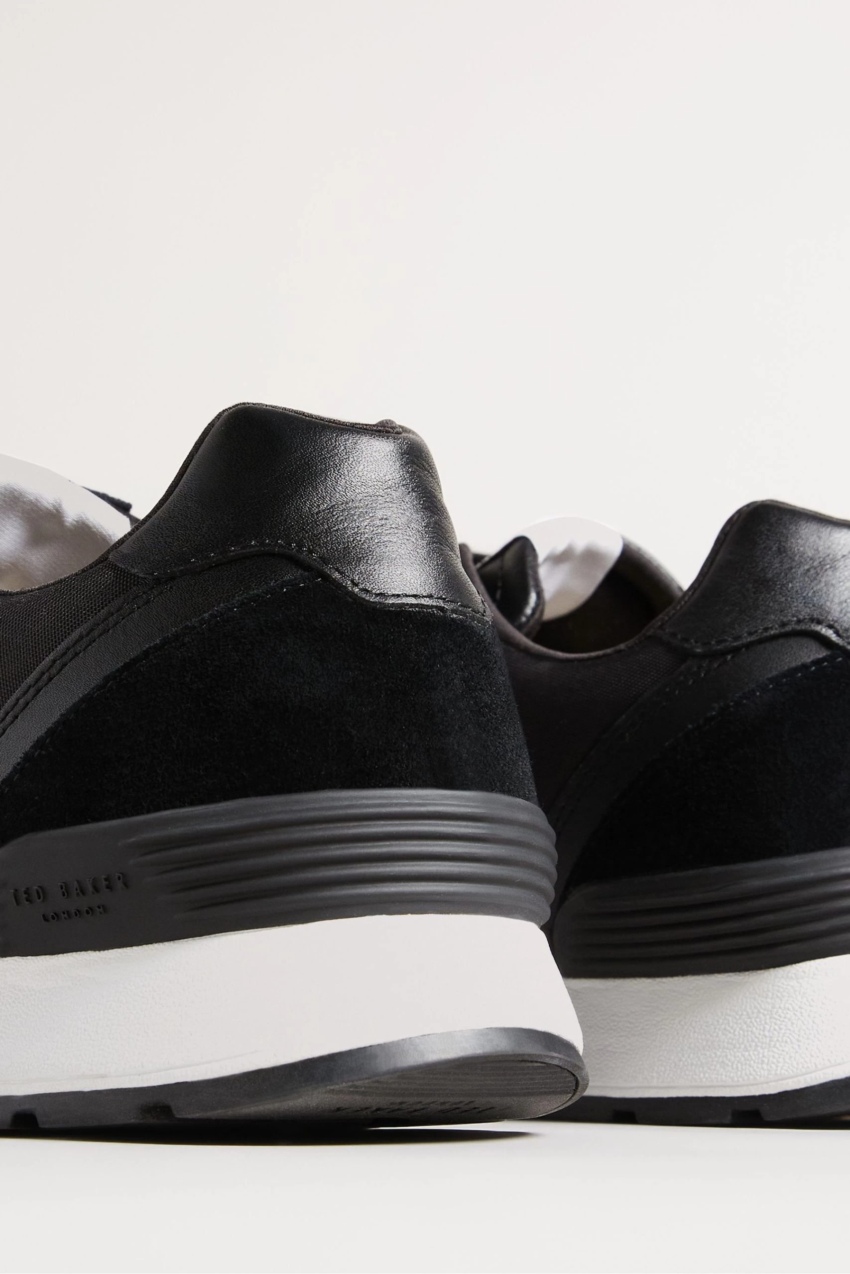 Ted Baker Gregory Black Retro T Runners 5 Ted Baker Gregory Black Retro T Runners - Image 3