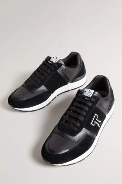 Ted Baker Gregory Black Retro T Runners 10 Ted Baker Gregory Black Retro T Runners -Ted Baker Shop U99998s4