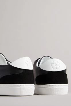 Ted Baker Robbert Black Retro Suede Leather Mix Sneakers -Ted Baker Shop U99999s3