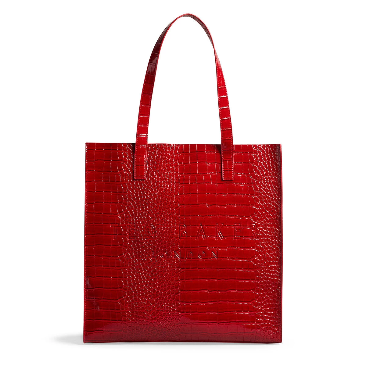 Ted Baker CROCCON Icon Large Red Croc Bag 4 Ted Baker CROCCON Icon Large Red Croc Bag - Image 2