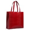 Ted Baker CROCCON Icon Large Red Croc Bag 1 Ted Baker CROCCON Icon Large Red Croc Bag -Ted Baker Shop ted baker 253518 croccon patent large croc red bag 4