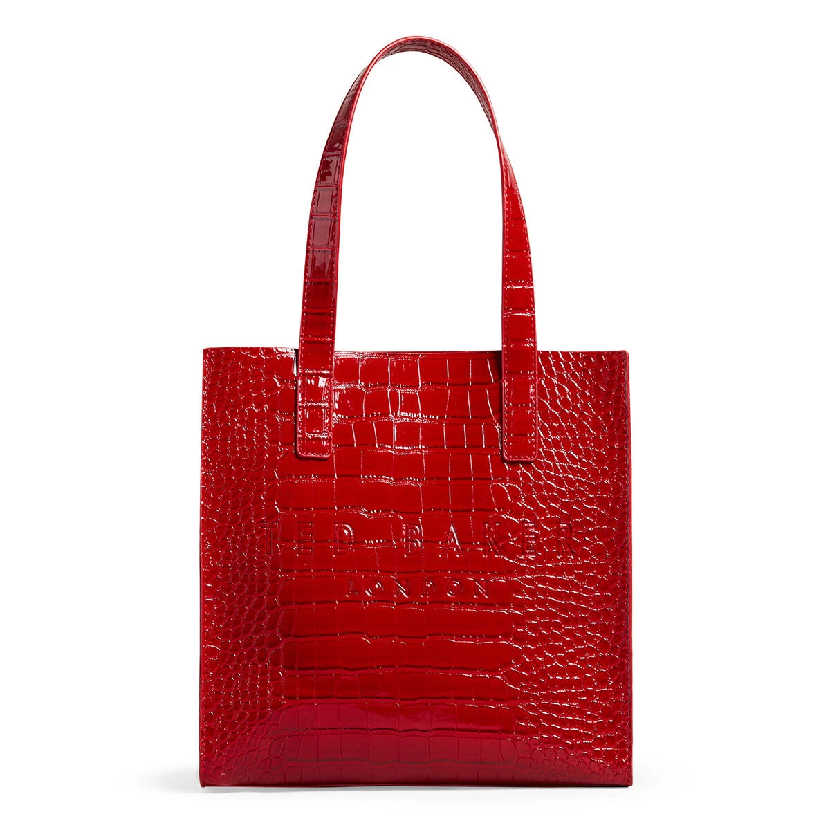Ted Baker REPTCON Icon Small Red Croc Bag 4 Ted Baker REPTCON Icon Small Red Croc Bag - Image 2