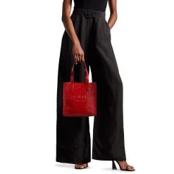 Ted Baker REPTCON Icon Small Red Croc Bag 8 Ted Baker REPTCON Icon Small Red Croc Bag -Ted Baker Shop ted baker 253519 croccon patent small croc red bag 2