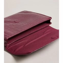 Ted Baker CROCEY Deep Purple Croc Envelope Pouch Bag 10 Ted Baker CROCEY Deep Purple Croc Envelope Pouch Bag -Ted Baker Shop ted baker 253578 dp purple crocey deep purple imitation croc envelope pouch bag 4