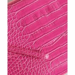 Ted Baker CROCEY Mid Pink Croc Envelope Pouch Bag 11 Ted Baker CROCEY Mid Pink Croc Envelope Pouch Bag -Ted Baker Shop ted baker 253578 mid pink crocey mid pink imitation croc envelope pouch bag 4v2