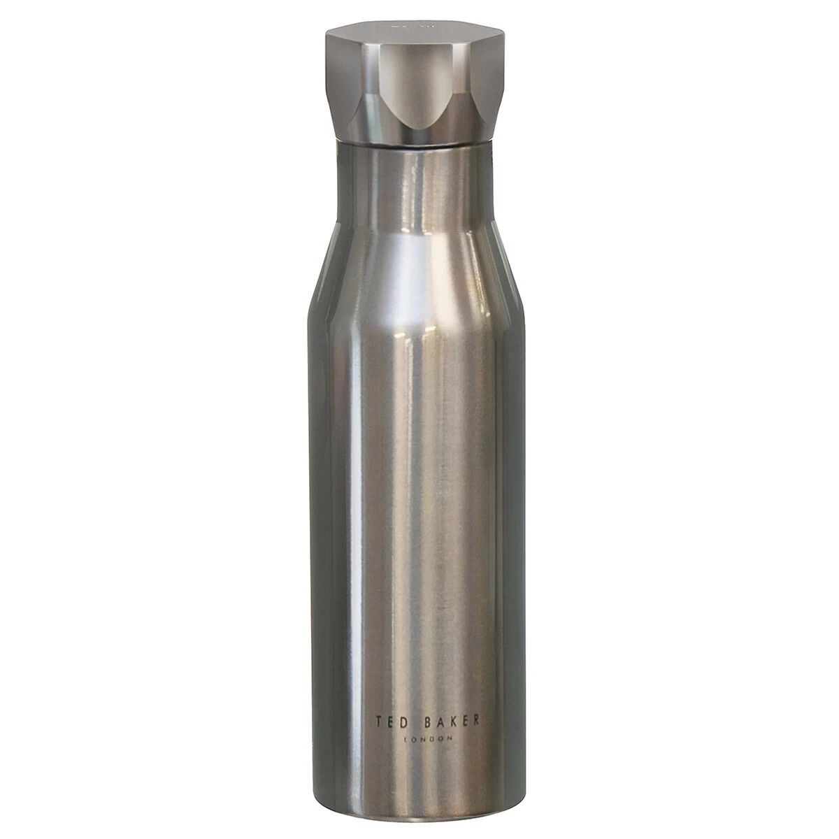 Ted Baker BOTMAN Shiny Silver Water Bottle 3 Ted Baker BOTMAN Shiny Silver Water Bottle
