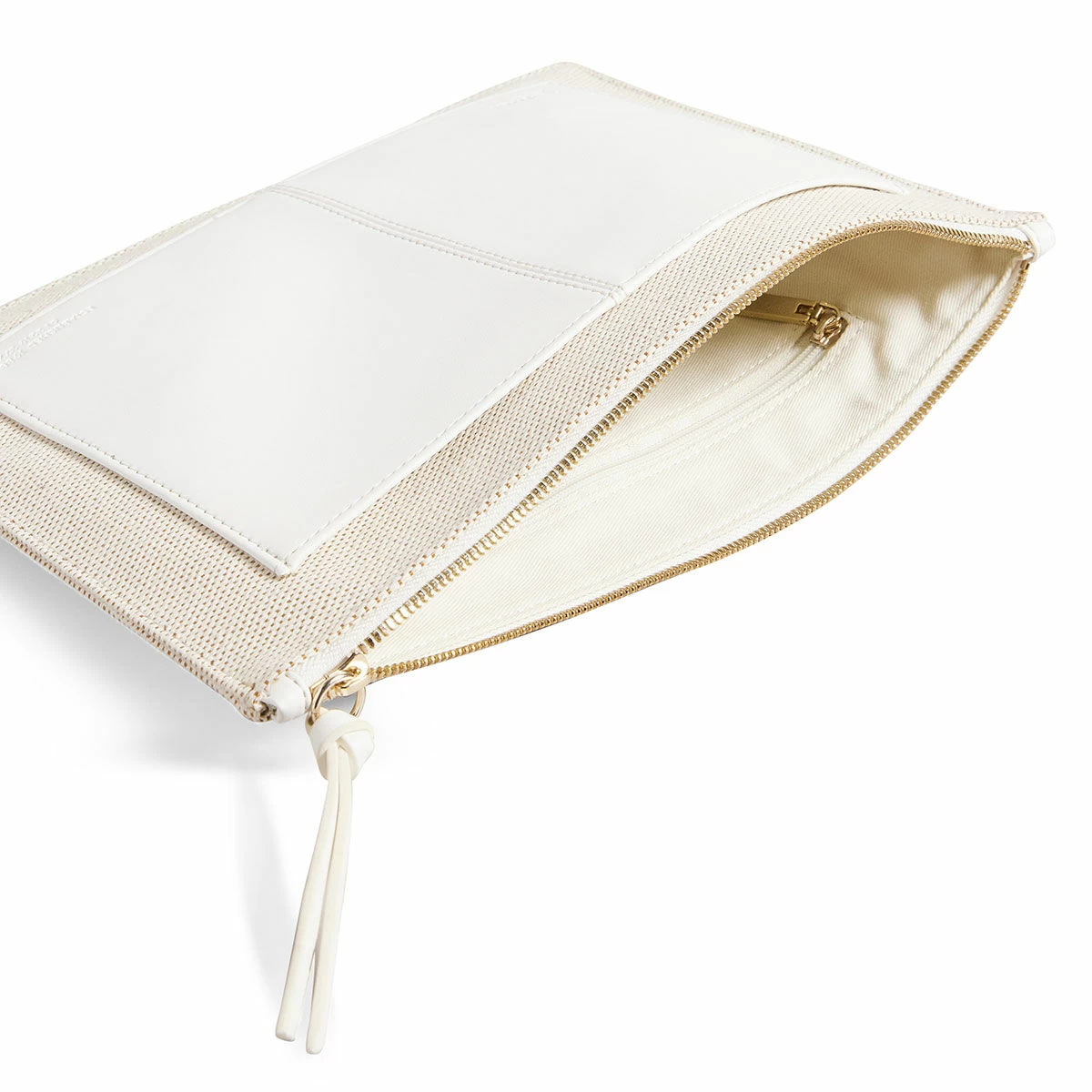 Ted Baker AKSINA White Canvas Pouch Bag 4 Ted Baker AKSINA White Canvas Pouch Bag - Image 2