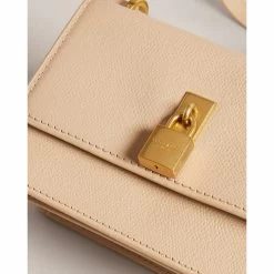 Ted Baker SSLOANE Taupe Leather Padlock Mini Shoulder Bag 11 Ted Baker SSLOANE Taupe Leather Padlock Mini Shoulder Bag -Ted Baker Shop ted baker 270471 taupe ssloane taupe leather padlock mini shoulder bag 3