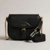 Ted Baker ESIA Black Webbing Crossbody Saddle Bag 2 Ted Baker ESIA Black Webbing Crossbody Saddle Bag -Ted Baker Shop ted baker 270675 black esia black webbing saddle crossbody bag 1