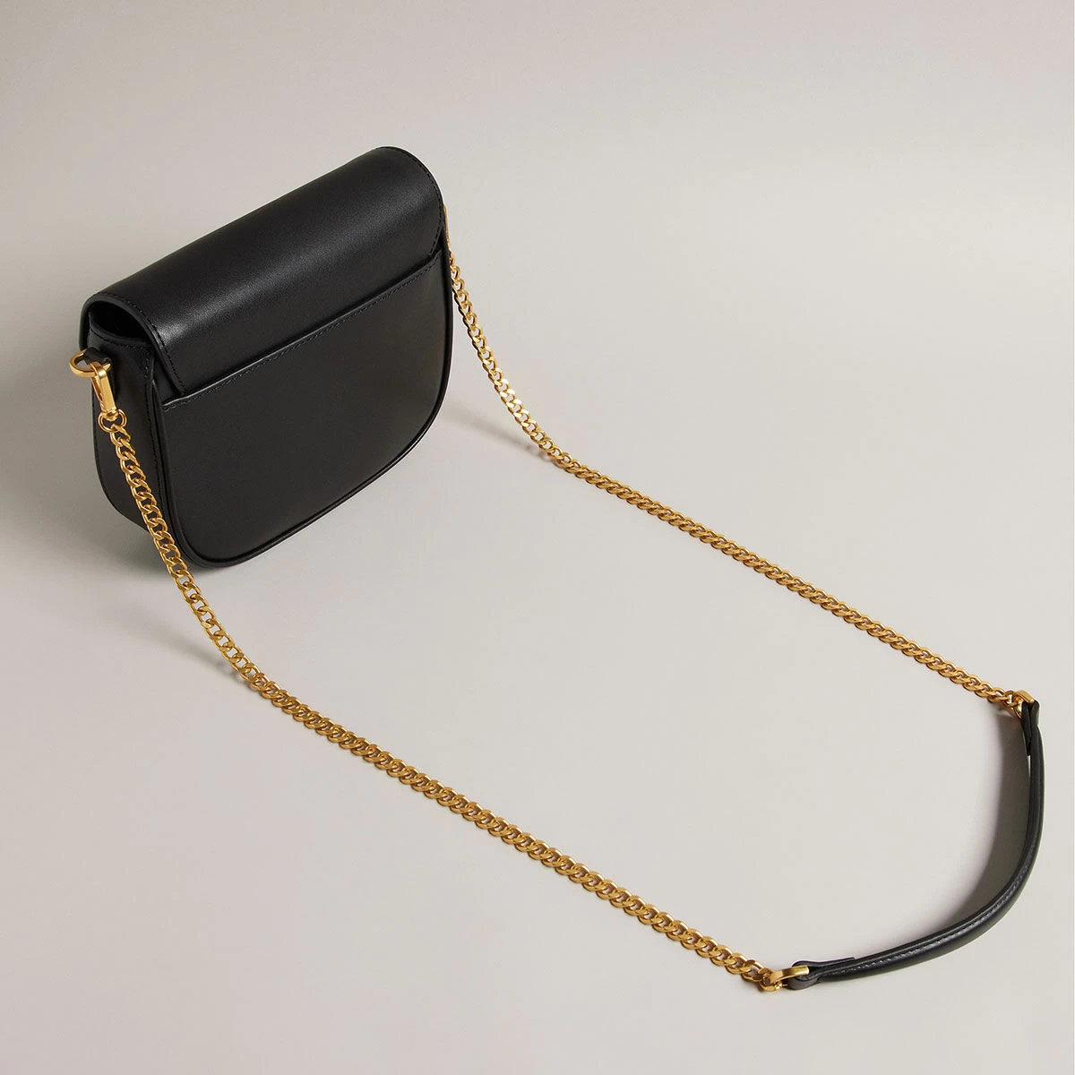 Ted Baker ESIA Black Webbing Crossbody Saddle Bag 4 Ted Baker ESIA Black Webbing Crossbody Saddle Bag - Image 2