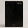 Ted Baker DAVIIDS Black Croc 2024 A5 Diary 2 Ted Baker DAVIIDS Black Croc 2024 A5 Diary -Ted Baker Shop ted baker 271978 black daviids croc effect black 2024 diary 1