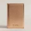 Ted Baker JESSSIA Rose Gold Metallic Passport Holder -Ted Baker Shop ted baker 272110 rose gold jesssia rose gold metallic passport holder 1