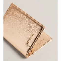 Ted Baker JESSSIA Rose Gold Metallic Passport Holder -Ted Baker Shop ted baker 272110 rose gold jesssia rose gold metallic passport holder 3