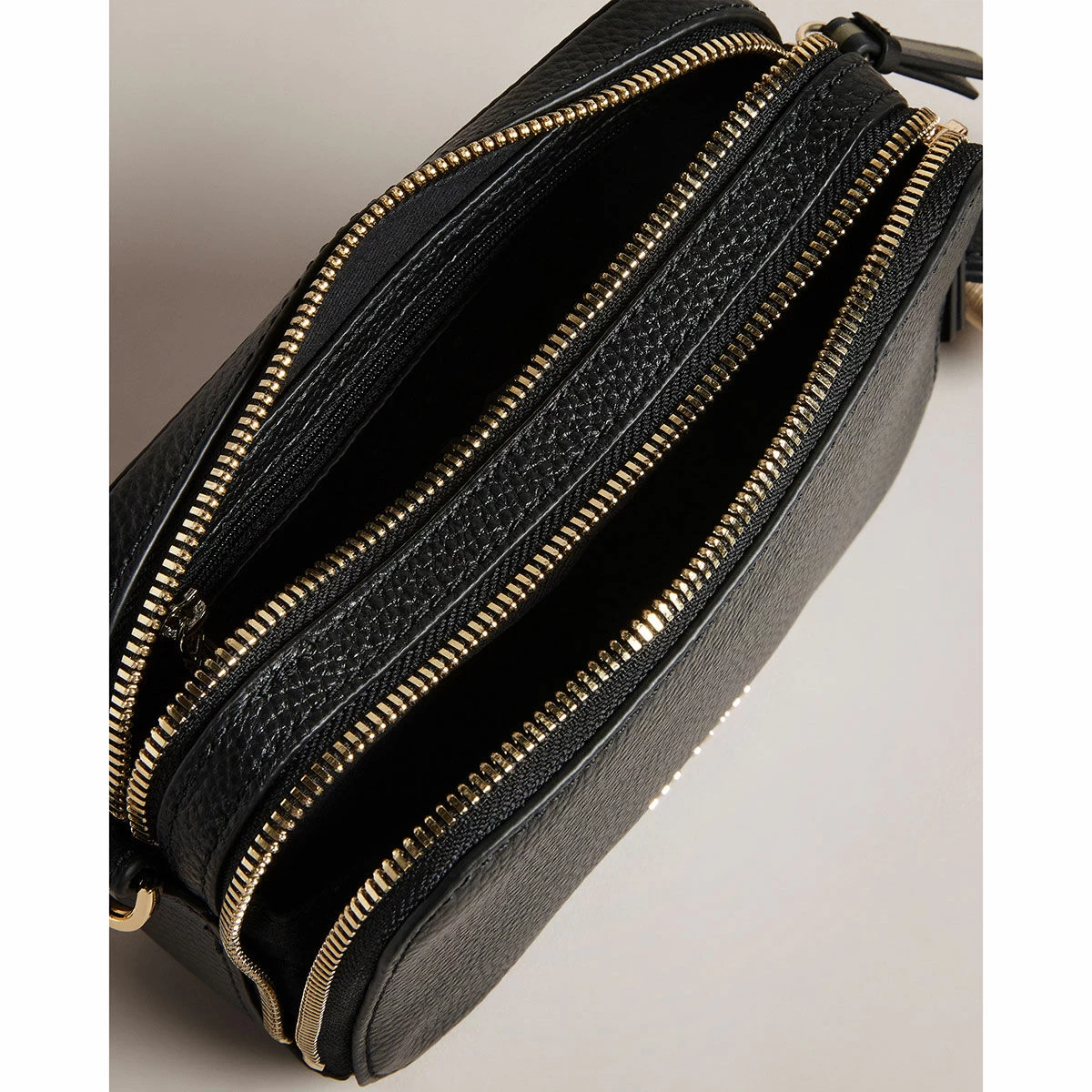 Ted Baker STUNNA Black Branded Webbing Mini Crossbody Bag 5 Ted Baker STUNNA Black Branded Webbing Mini Crossbody Bag - Image 4