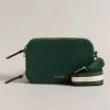 Ted Baker STUNNA Dark Green Branded Webbing Mini Crossbody Bag 1 Ted Baker STUNNA Dark Green Branded Webbing Mini Crossbody Bag -Ted Baker Shop ted baker 272248 dk green stunna dark green mini webbing crossbody bag 1