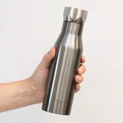 Ted Baker BOTMAN Shiny Silver Water Bottle 8 Ted Baker BOTMAN Shiny Silver Water Bottle -Ted Baker Shop ted baker botman 259724 silver shiny silver water bottle lifestyle